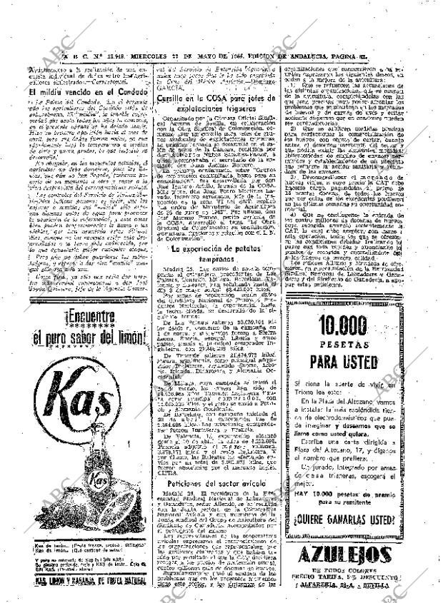 ABC SEVILLA 27-05-1964 página 62