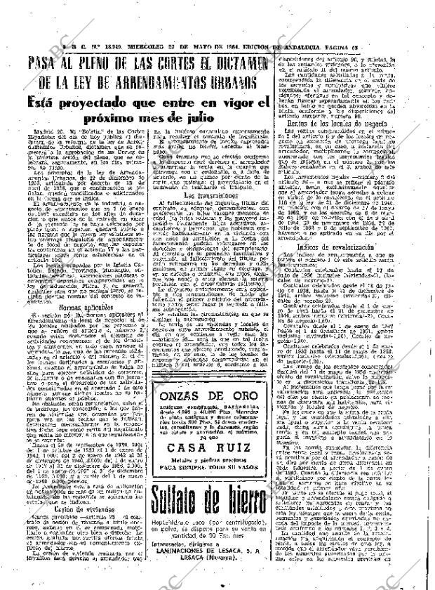 ABC SEVILLA 27-05-1964 página 63