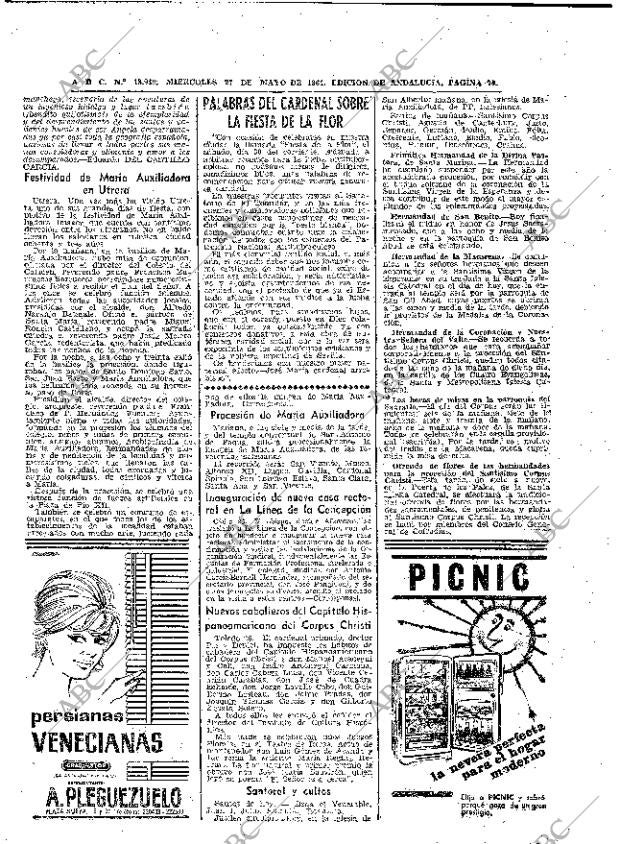 ABC SEVILLA 27-05-1964 página 70