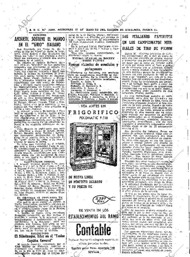ABC SEVILLA 27-05-1964 página 83