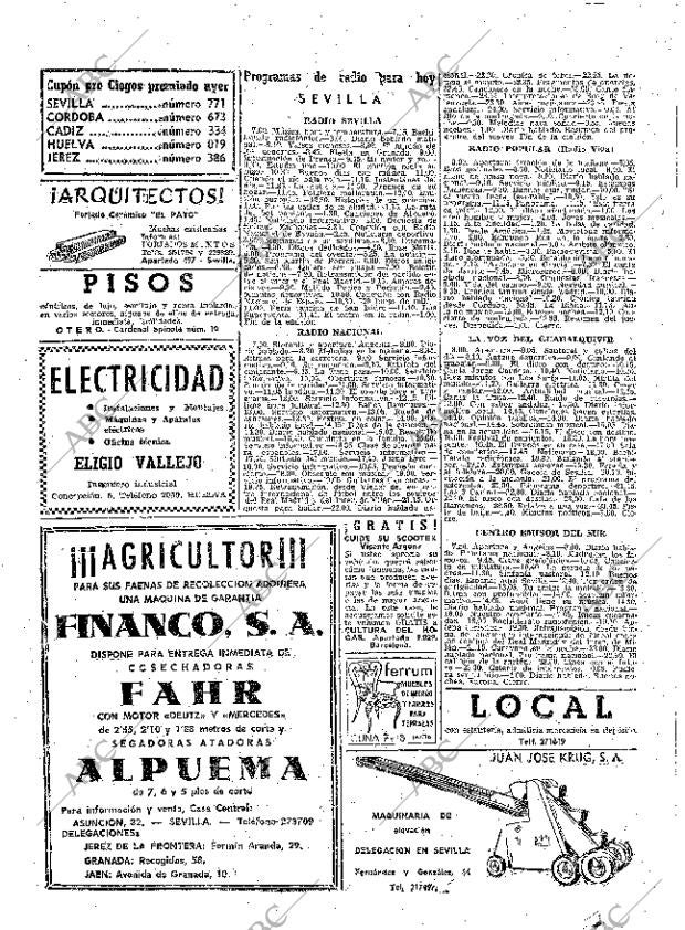 ABC SEVILLA 27-05-1964 página 90