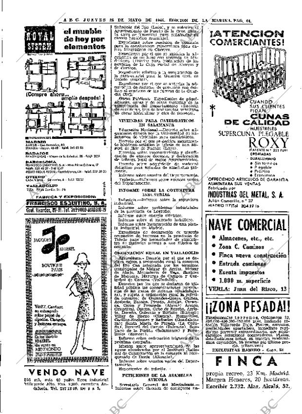 ABC MADRID 28-05-1964 página 64