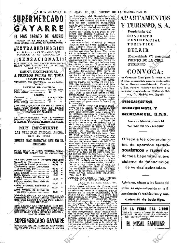 ABC MADRID 28-05-1964 página 78