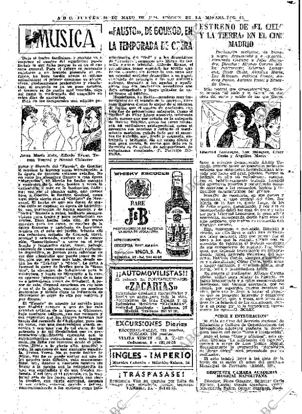 ABC MADRID 28-05-1964 página 95