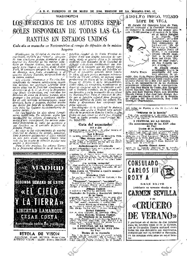 ABC MADRID 31-05-1964 página 95