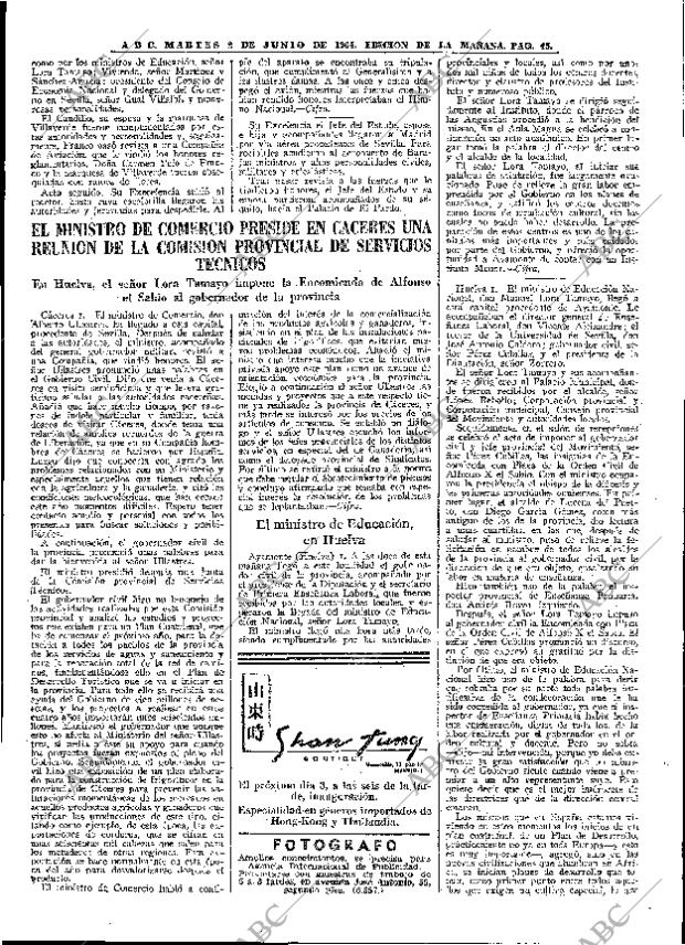 ABC MADRID 02-06-1964 página 45
