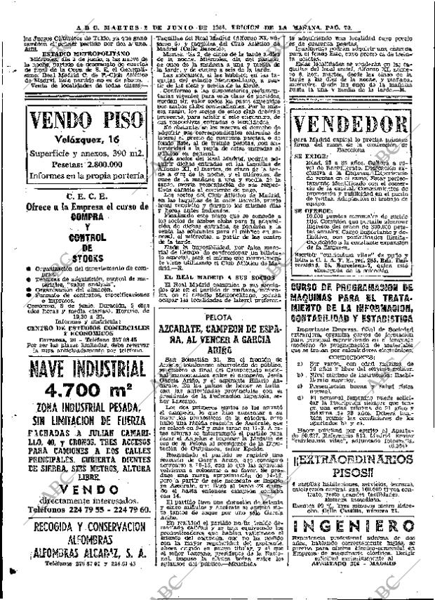 ABC MADRID 02-06-1964 página 70