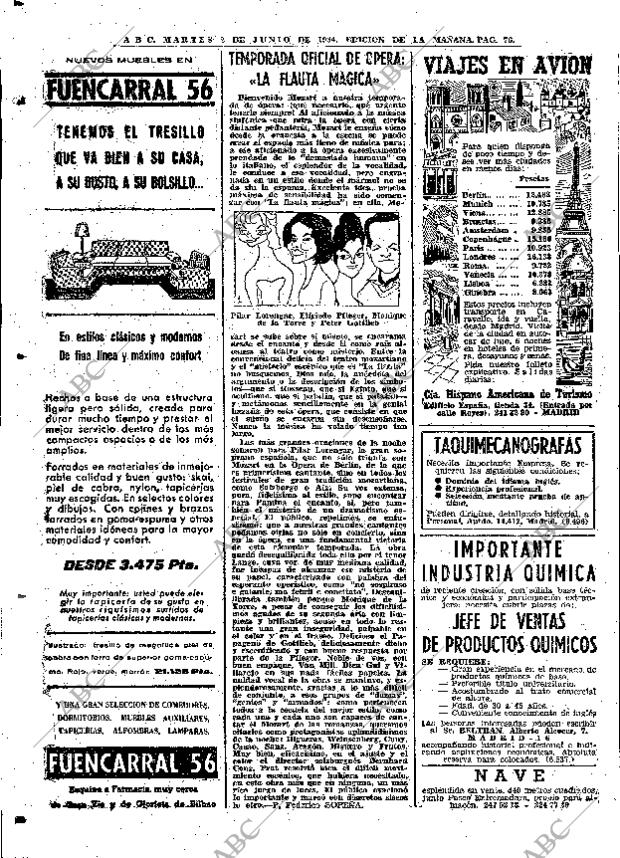 ABC MADRID 02-06-1964 página 76