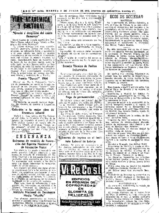 ABC SEVILLA 02-06-1964 página 32