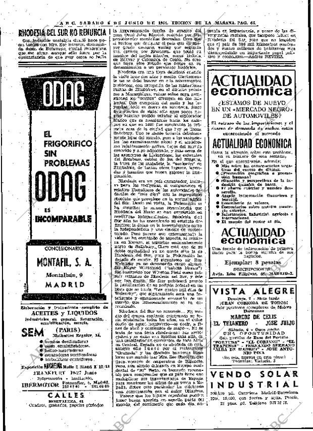 ABC MADRID 06-06-1964 página 66