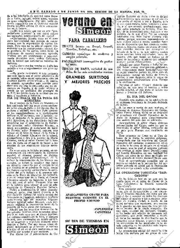 ABC MADRID 06-06-1964 página 76