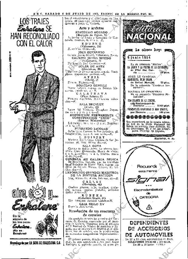 ABC MADRID 06-06-1964 página 86