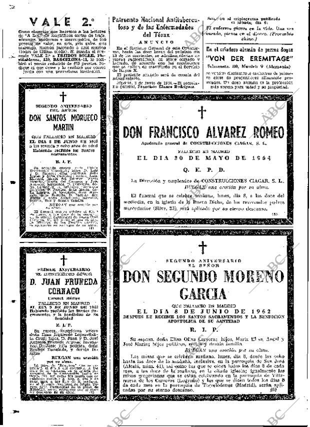 ABC MADRID 07-06-1964 página 124
