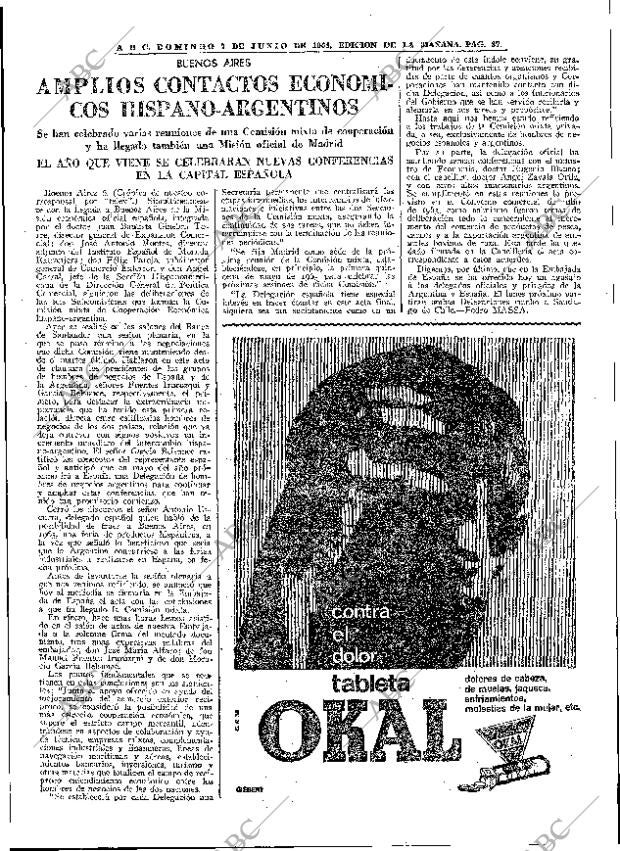 ABC MADRID 07-06-1964 página 87