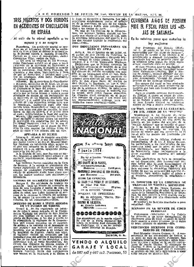 ABC MADRID 07-06-1964 página 90