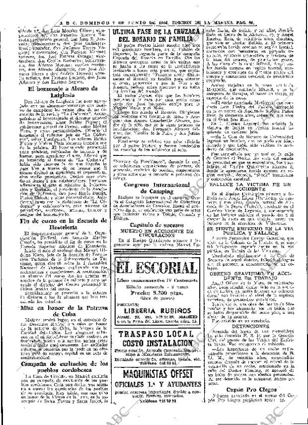 ABC MADRID 07-06-1964 página 98