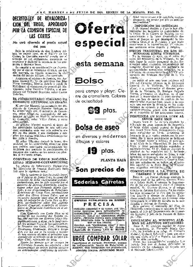 ABC MADRID 09-06-1964 página 52