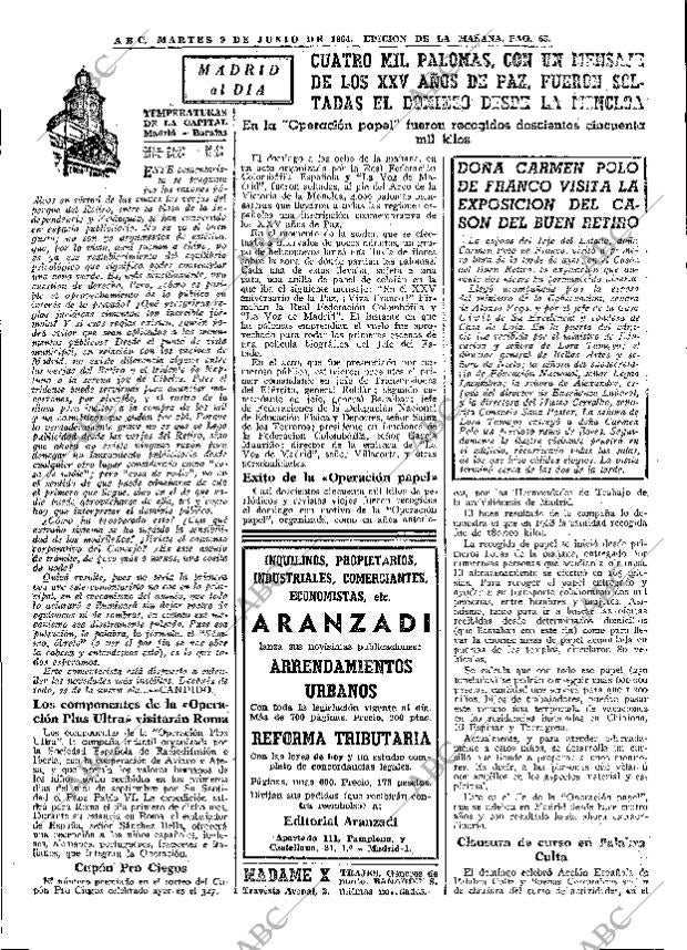 ABC MADRID 09-06-1964 página 63
