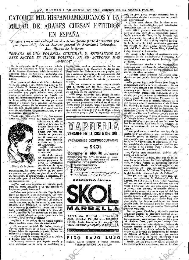 ABC MADRID 09-06-1964 página 67
