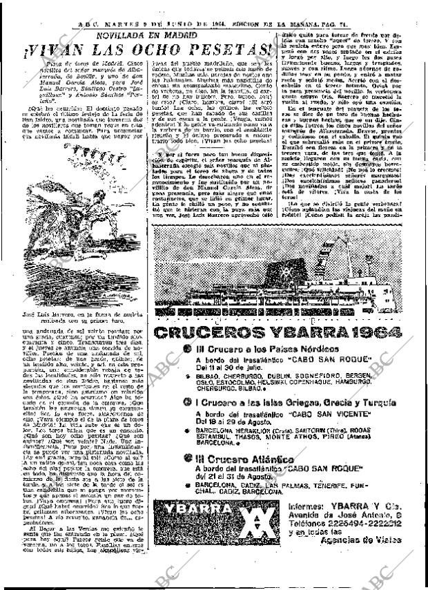 ABC MADRID 09-06-1964 página 71