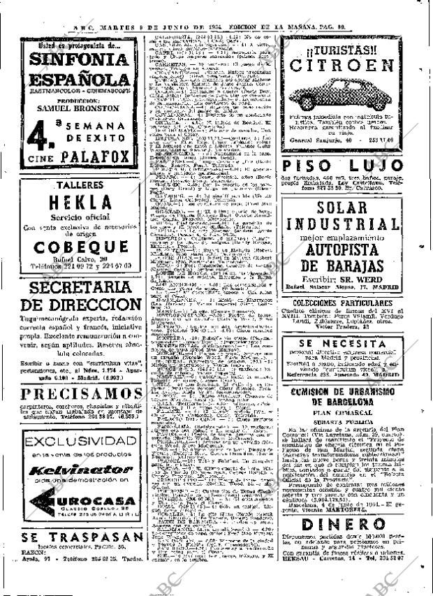 ABC MADRID 09-06-1964 página 89