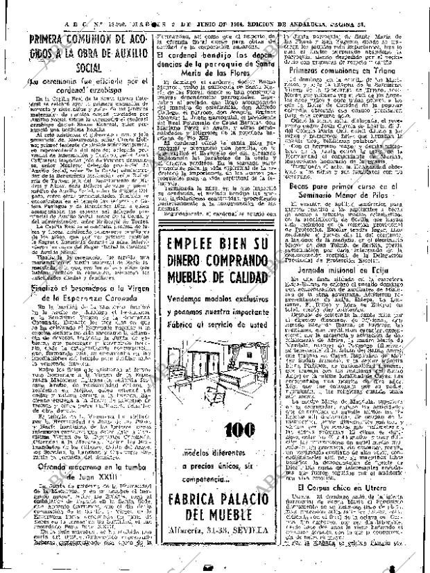 ABC SEVILLA 09-06-1964 página 51