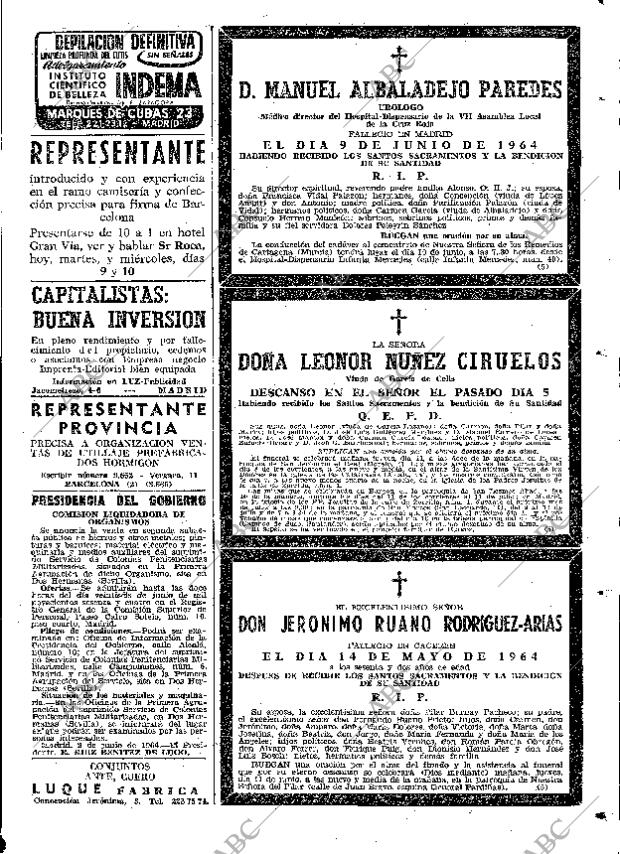 ABC MADRID 10-06-1964 página 109