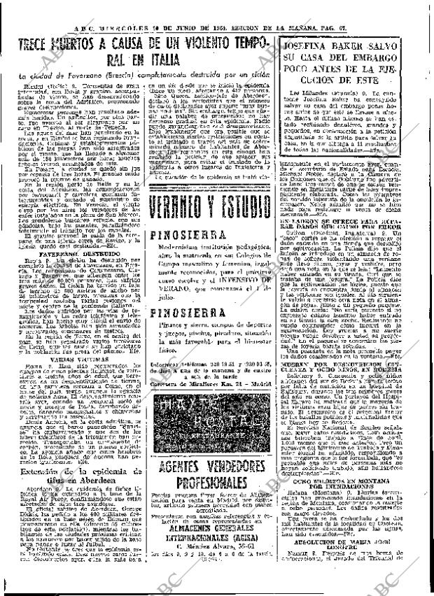 ABC MADRID 10-06-1964 página 67