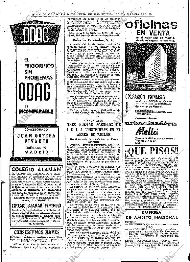 ABC MADRID 10-06-1964 página 88