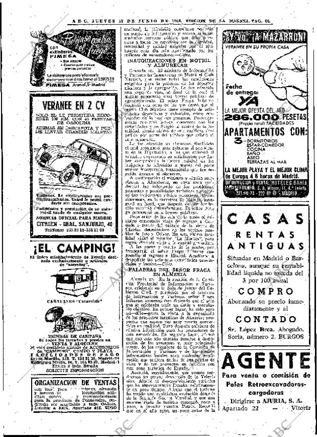 ABC MADRID 11-06-1964 página 66