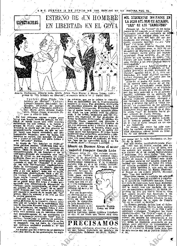 ABC MADRID 11-06-1964 página 91