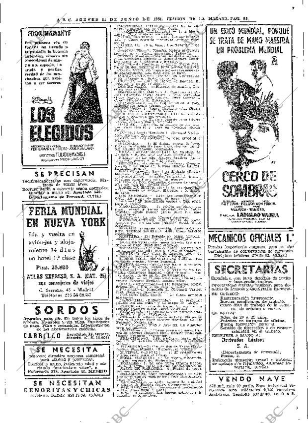 ABC MADRID 11-06-1964 página 95