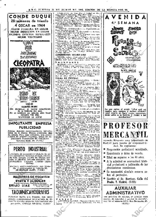 ABC MADRID 11-06-1964 página 96