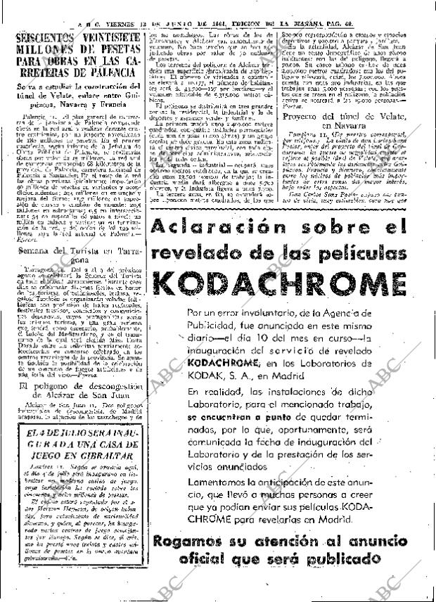 ABC MADRID 12-06-1964 página 69