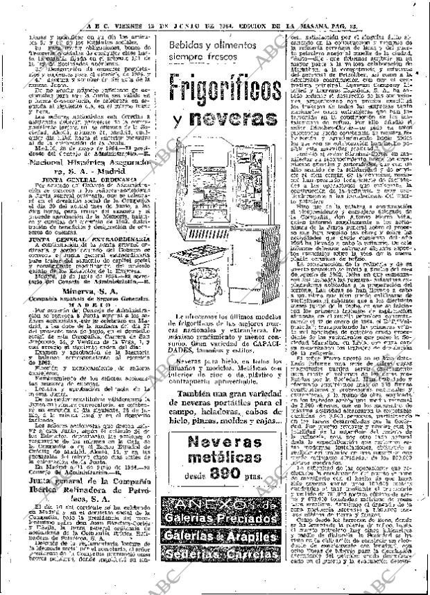 ABC MADRID 12-06-1964 página 83