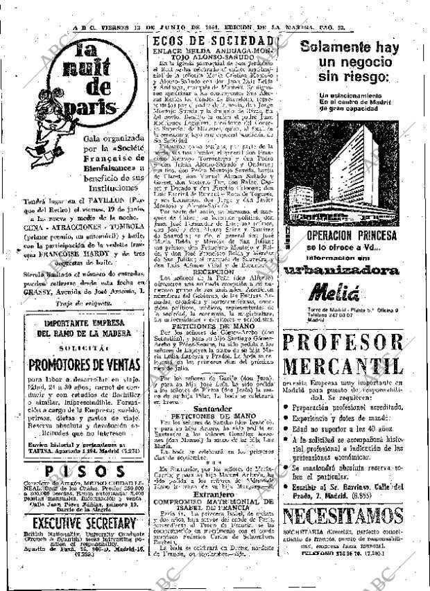 ABC MADRID 12-06-1964 página 92