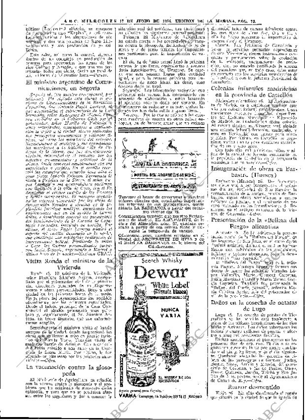 ABC MADRID 17-06-1964 página 73
