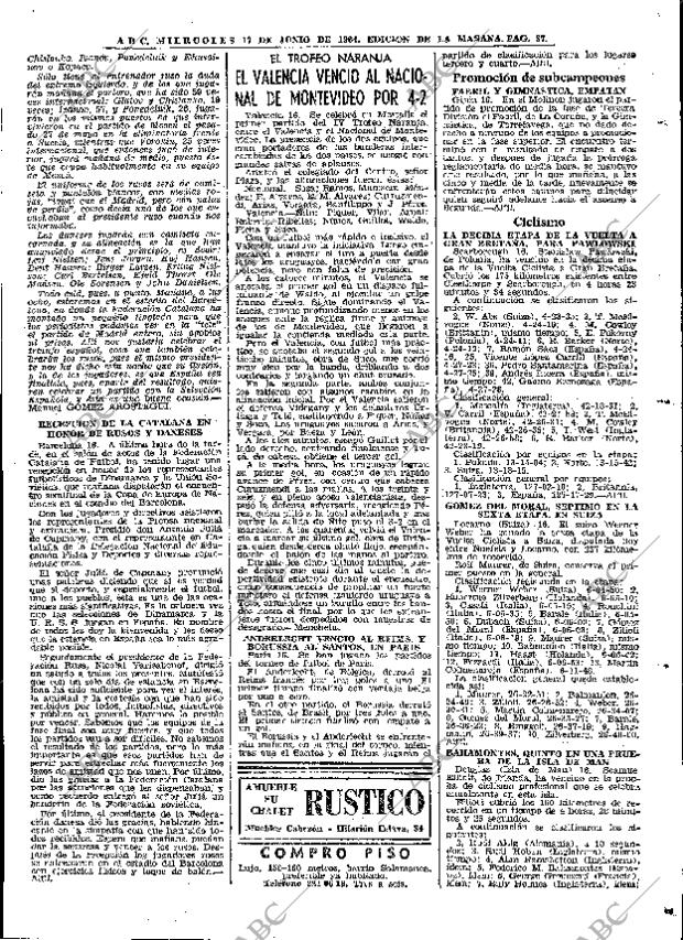 ABC MADRID 17-06-1964 página 87