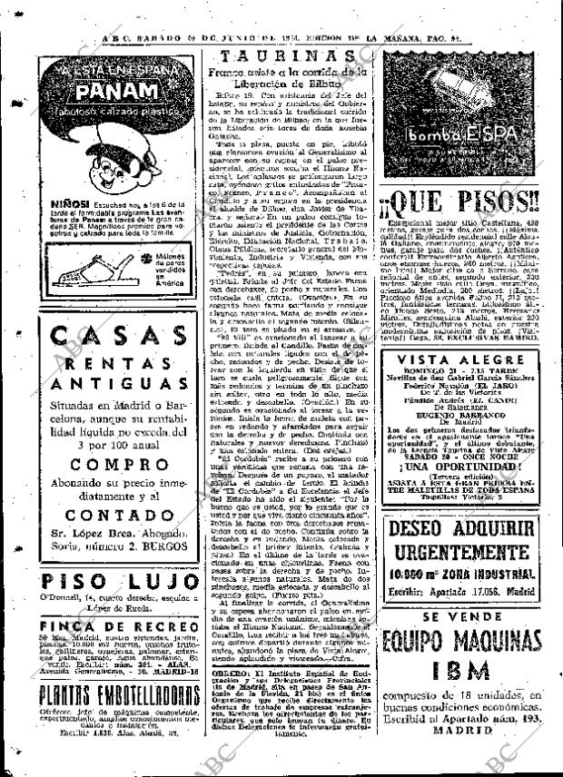 ABC MADRID 20-06-1964 página 100