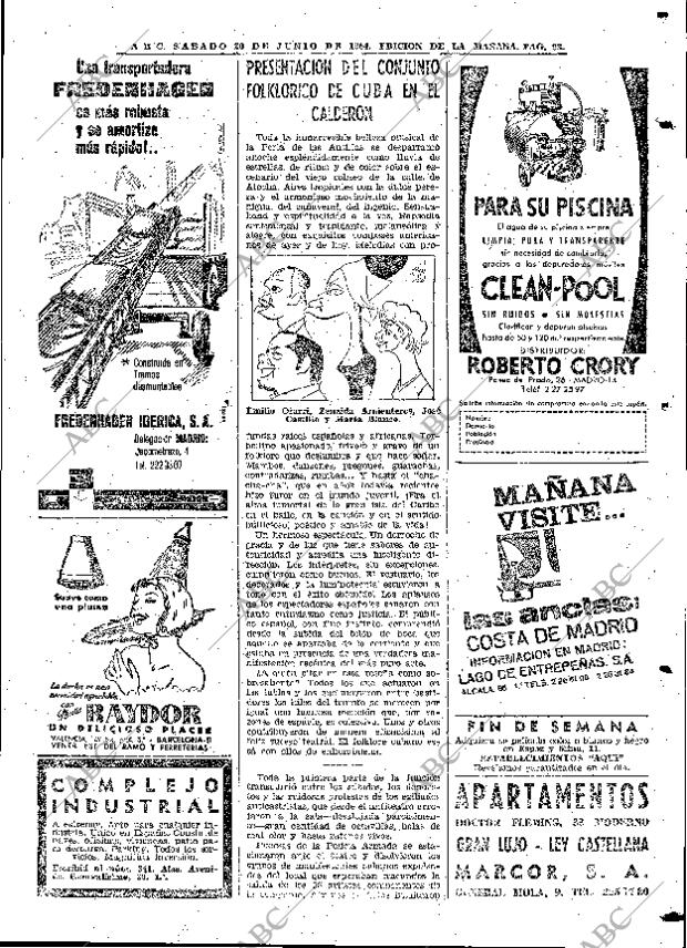 ABC MADRID 20-06-1964 página 101