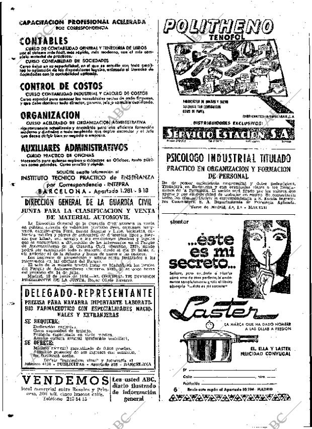 ABC MADRID 20-06-1964 página 118