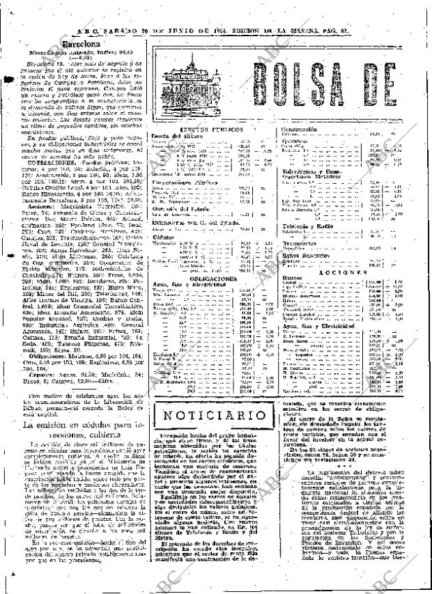 ABC MADRID 20-06-1964 página 90