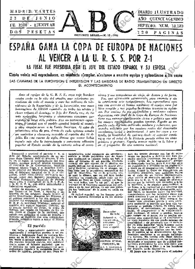 ABC MADRID 23-06-1964 página 55