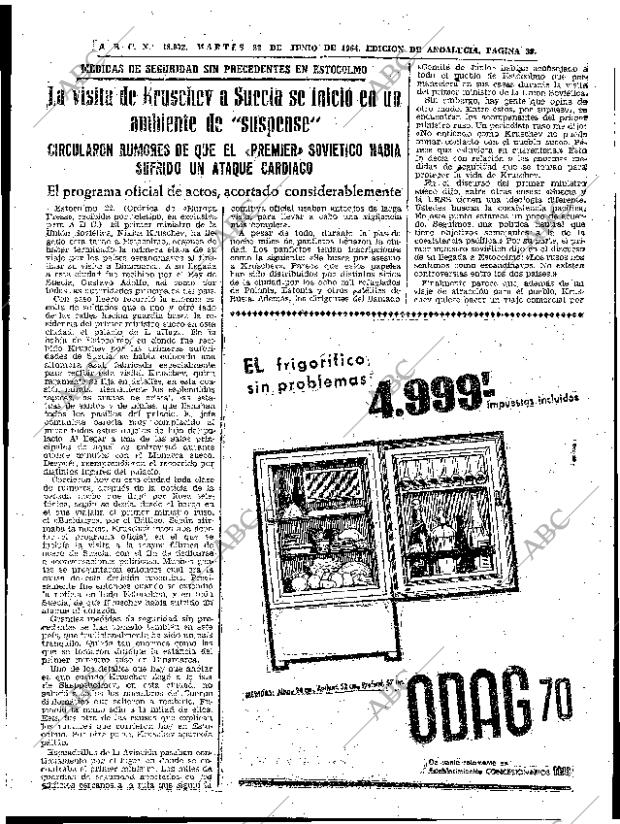 ABC SEVILLA 23-06-1964 página 39