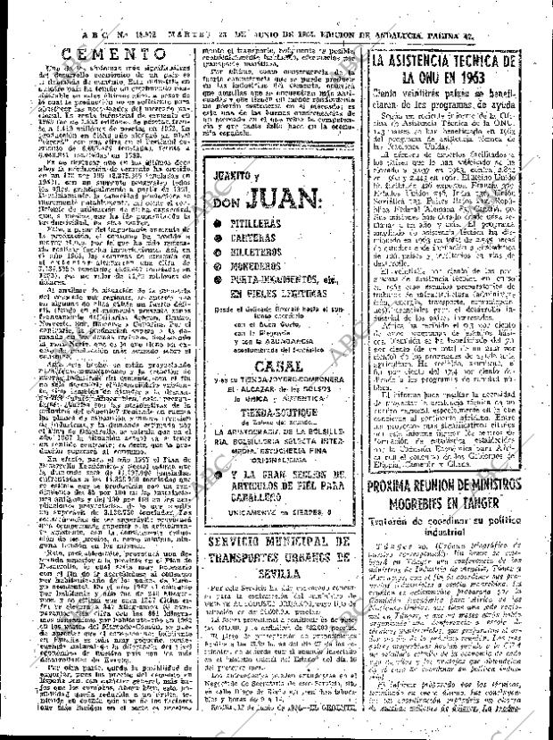 ABC SEVILLA 23-06-1964 página 47