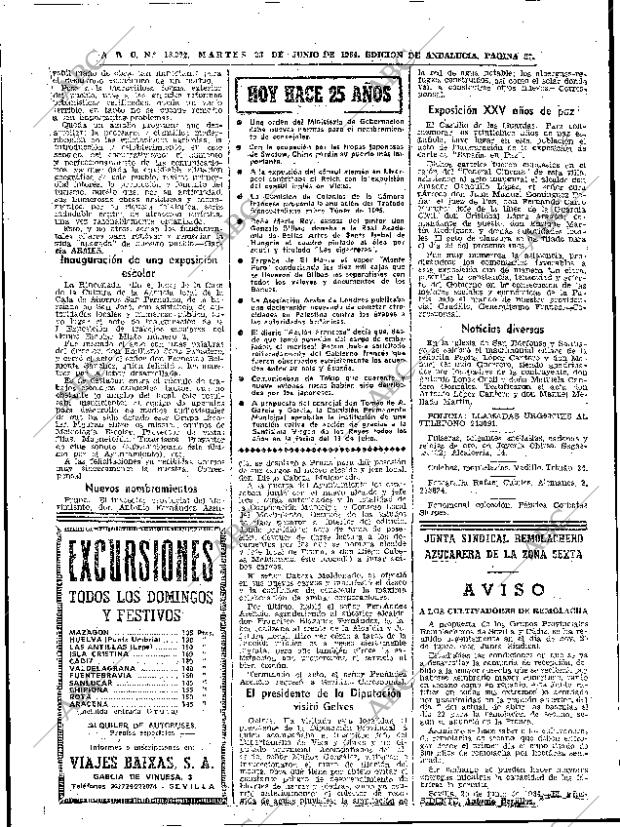 ABC SEVILLA 23-06-1964 página 50