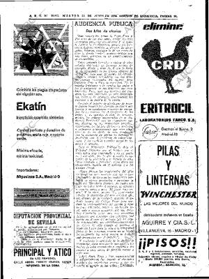 ABC SEVILLA 23-06-1964 página 54