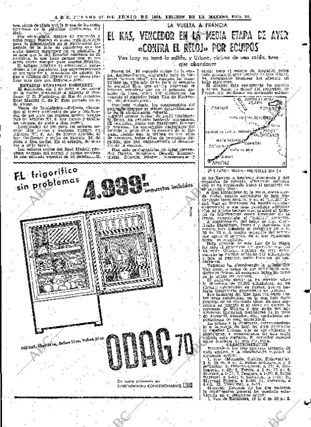 ABC MADRID 25-06-1964 página 83