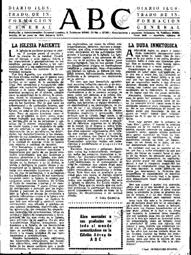 ABC SEVILLA 25-06-1964 página 3