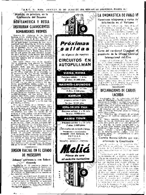 ABC SEVILLA 25-06-1964 página 32
